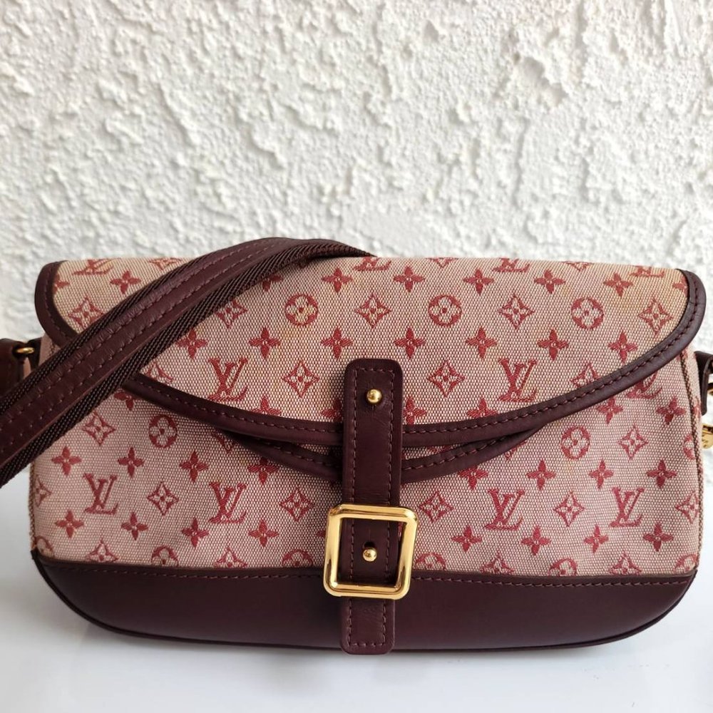 Louis Vuitton 90s Denim Vintage Pink Bag With Shoulder Strap (Set)